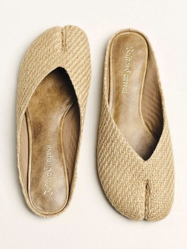 Mules boho exploran tramas, redes y fibras naturales