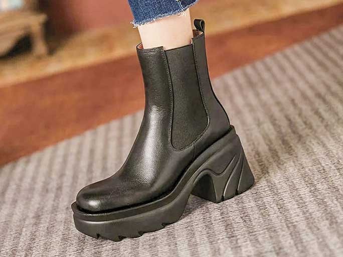 Botinetas altas lisas