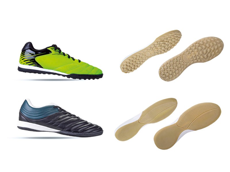 Gran variedad de fondos para calzados para deportes específicos, con requerimientos especiales.