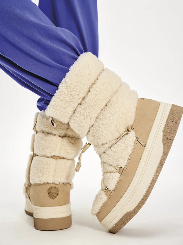 Botas de nieve y après-ski con abrigo técnico