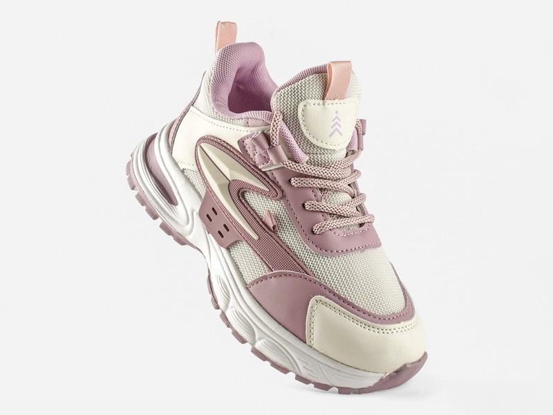 Sneakers infantiles con cierres mixtos y bases voluminosas