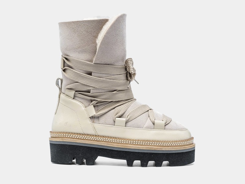 Botas de nieve y après-ski con abrigo técnico