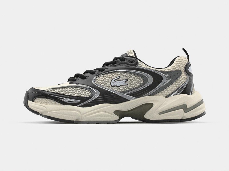 Sneakers chunky urbanas con panelería técnica y suelas voluminosas