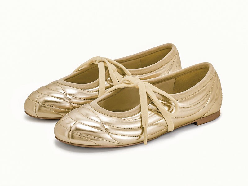 Ballerinas acordonadas
