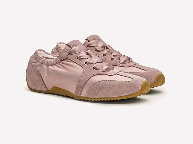 Sneakers fashion activan rosa, lila y bases técnicas