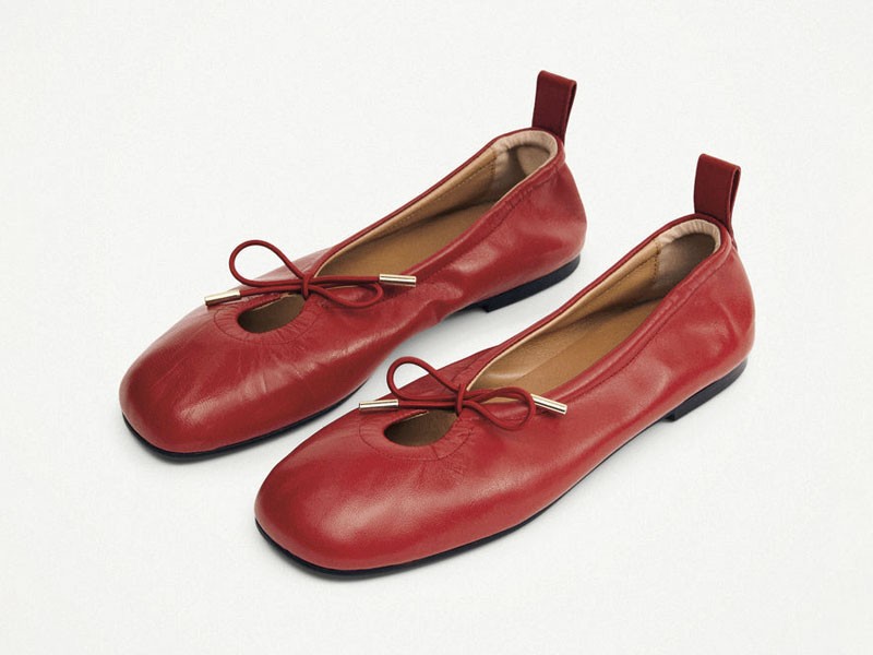 Ballerinas acordonadas