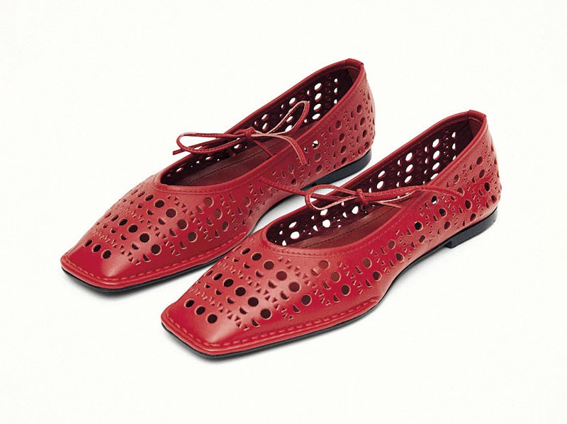 Ballerinas acordonadas