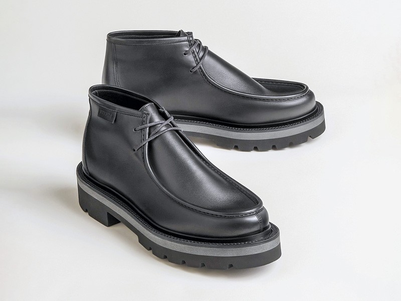 Botinetas monocromáticas con suela chunky