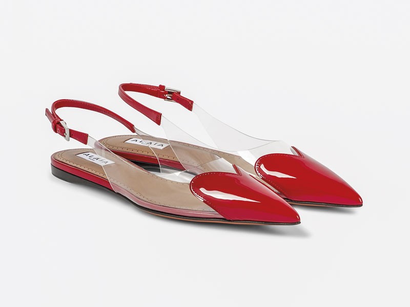 Flat slingback shoes