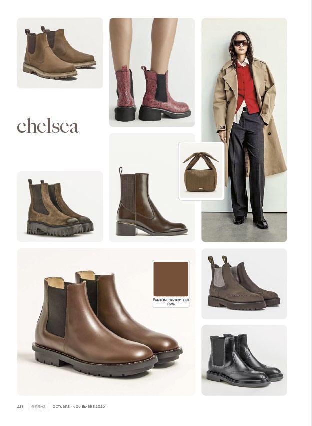 Las botas Chelsea femeninas alternan perfiles sobrios y robustos