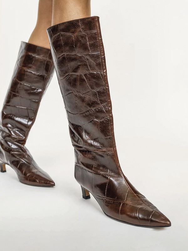 MATERIAL CROCO COCOCRILO REPTIL ANIMAL PRINT TENDENCIA CALZADO TEMPORADA OTOÑO INVIERNO 2027 SERMA 159 101807345_220_p2.jpg Los crocos recorren distintas tipologías de calzado
