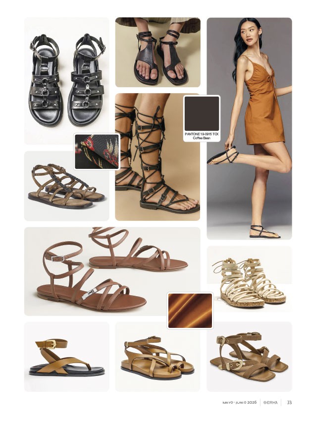 SERMA157-FLIPBOOK-33.jpg Sandalias romanas enlazan tiras, hebillas y tobillos
