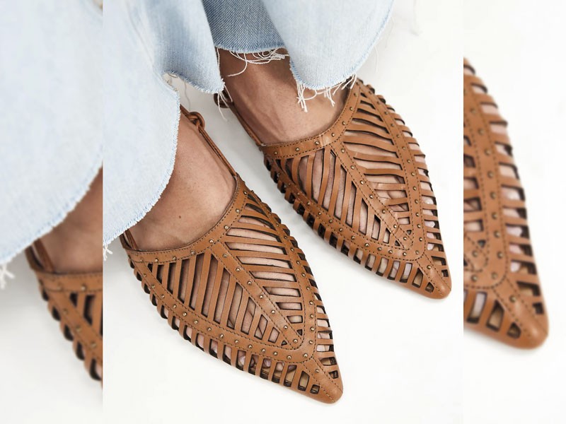 Mules con punta fina