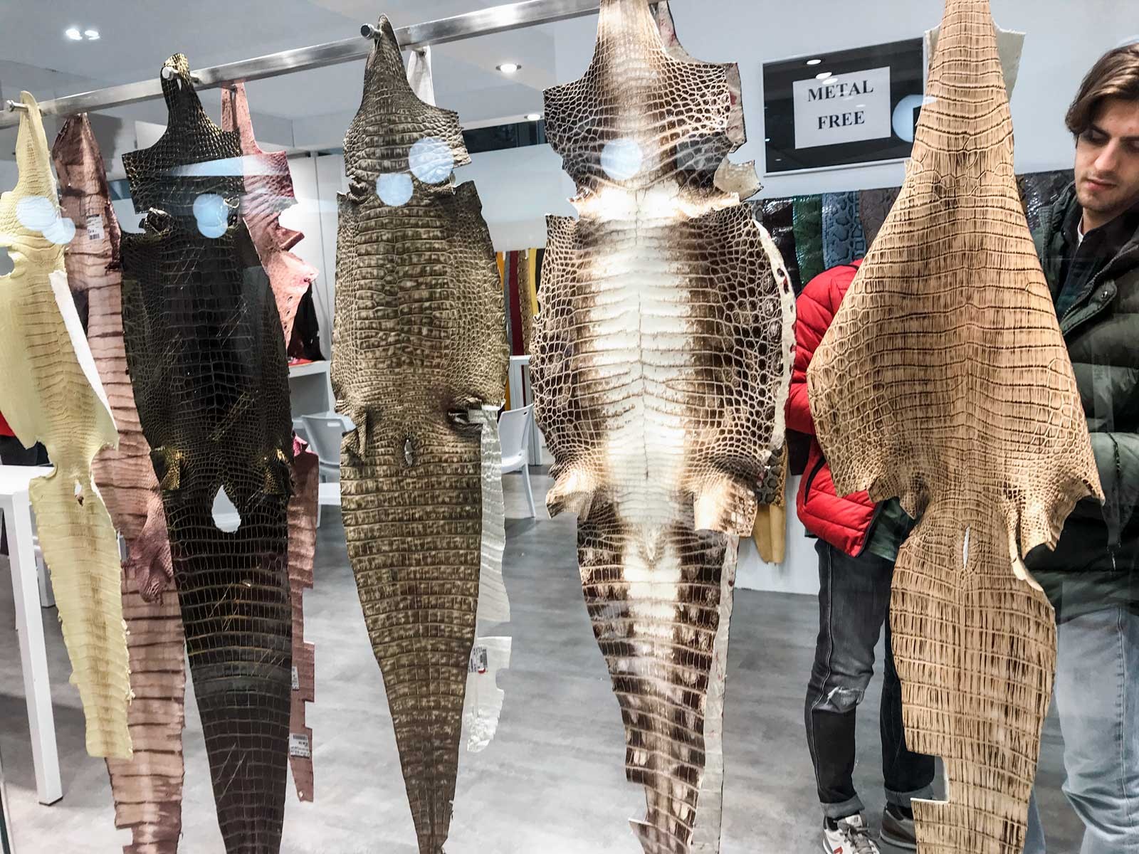 ¡LO ÚLTIMO EN REPTILES! Materiales exóticos para productos exclusivos