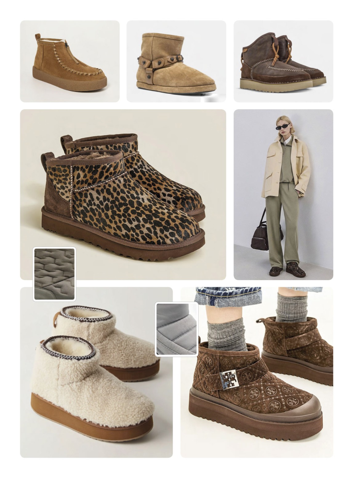 Botinetas puffer con volumen térmico