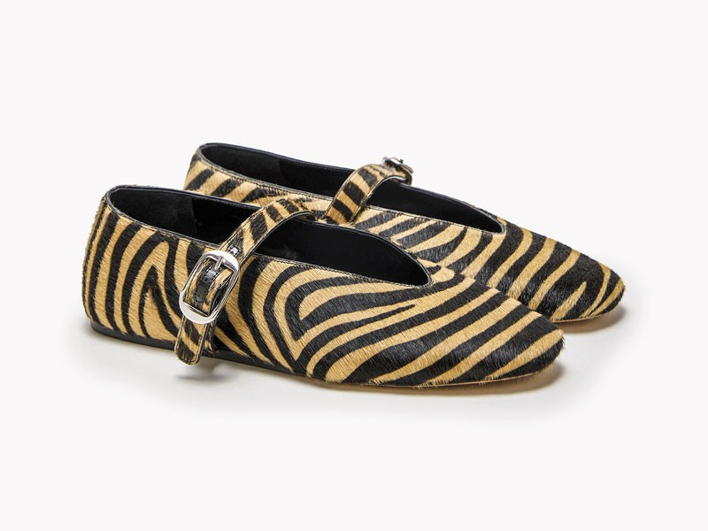 Ballerinas animal print impulsan superficie y contraste