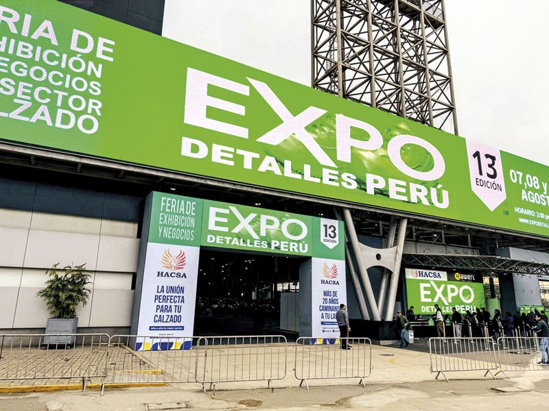 EXPO DETALLES PERÚ. El evento reúne a compradores nacionales e internacionales interesados en proveeduría para fabricación de calzado.