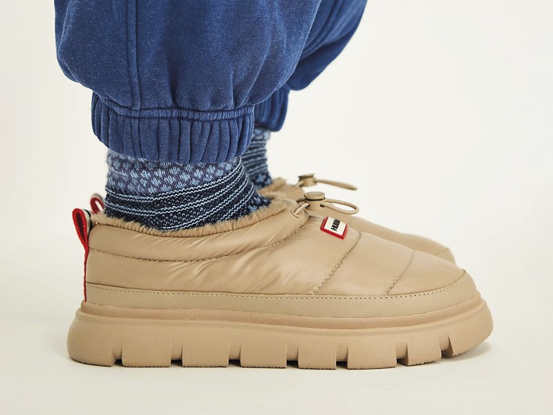 Botinetas puffer con volumen térmico