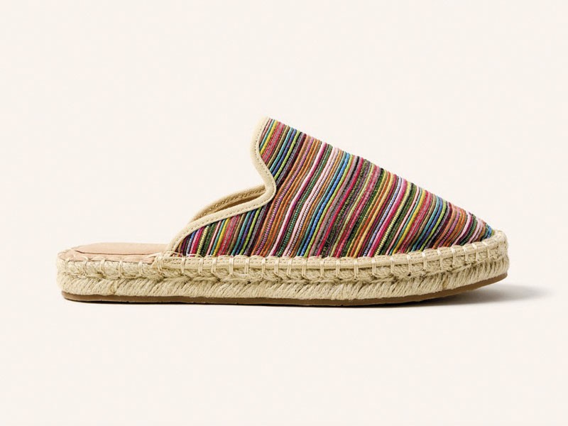 Mules boho exploran tramas, redes y fibras naturales