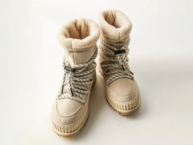 Botas de nieve y après-ski con abrigo técnico