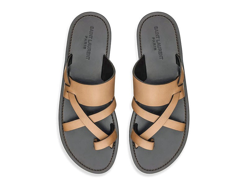 Chanclas: Tiras entrelazadas